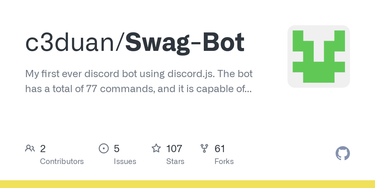 OpenGraph image for github.com/c3duan/Swag-Bot/blob/master/package.json
