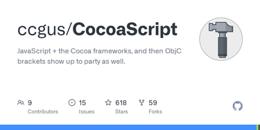 OpenGraph image for github.com/ccgus/CocoaScript