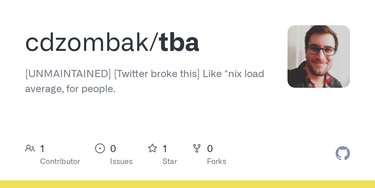 OpenGraph image for github.com/cdzombak/tba