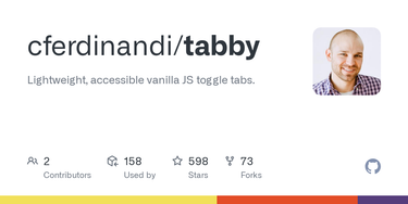 OpenGraph image for github.com/cferdinandi/tabby