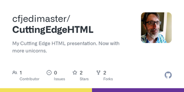 OpenGraph image for github.com/cfjedimaster/CuttingEdgeHTML