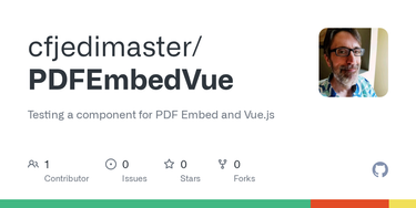OpenGraph image for github.com/cfjedimaster/PDFEmbedVue