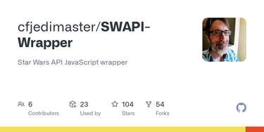 OpenGraph image for github.com/cfjedimaster/SWAPI-Wrapper