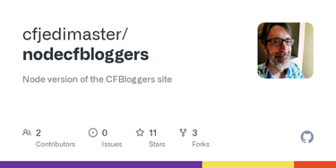 OpenGraph image for github.com/cfjedimaster/nodecfbloggers