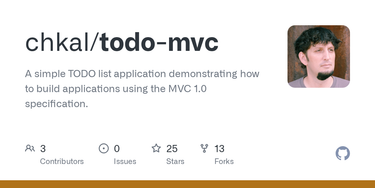 OpenGraph image for github.com/chkal/todo-mvc