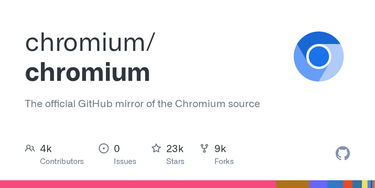OpenGraph image for github.com/chromium/chromium