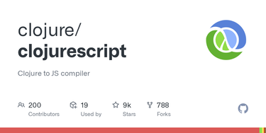 OpenGraph image for github.com/clojure/clojurescript