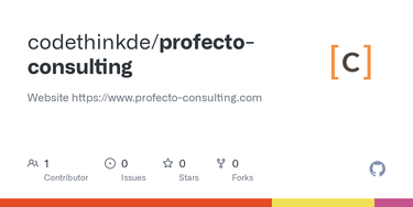 OpenGraph image for github.com/codethinkde/profecto-consulting