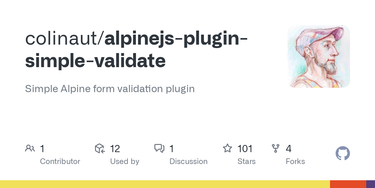 OpenGraph image for github.com/colinaut/alpinejs-plugin-simple-validate