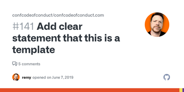 OpenGraph image for github.com/confcodeofconduct/confcodeofconduct.com/issues/141