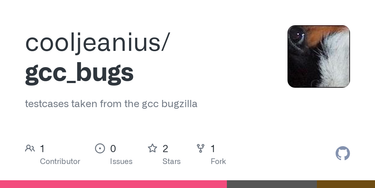 OpenGraph image for github.com/cooljeanius/gcc_bugs