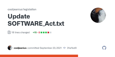 OpenGraph image for github.com/cooljeanius/legislation/commit/31a1bd919385f1b6b3e24454ee4d21f6d0c45316
