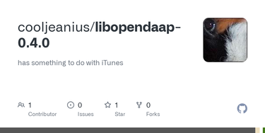 OpenGraph image for github.com/cooljeanius/libopendaap-0.4.0