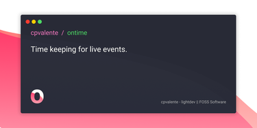 OpenGraph image for github.com/cpvalente/ontime