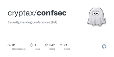 OpenGraph image for github.com/cryptax/confsec
