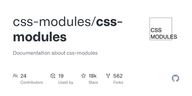 OpenGraph image for github.com/css-modules/css-modules