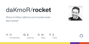 OpenGraph image for github.com/daKmoR/rocket