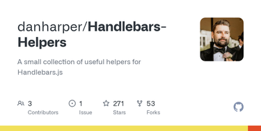 OpenGraph image for github.com/danharper/Handlebars-Helpers