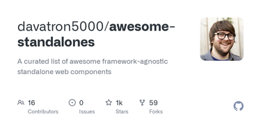 OpenGraph image for github.com/davatron5000/awesome-standalones
