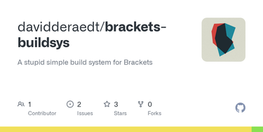 OpenGraph image for github.com/davidderaedt/brackets-buildsys