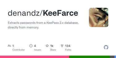 OpenGraph image for github.com/denandz/KeeFarce