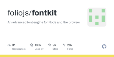 OpenGraph image for github.com/devongovett/fontkit