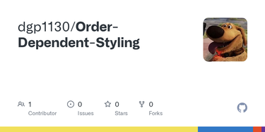 OpenGraph image for github.com/dgp1130/Order-Dependent-Styling