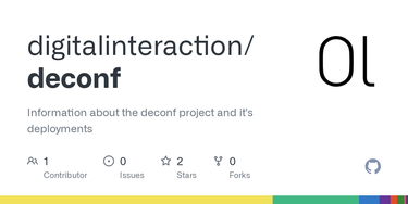 OpenGraph image for github.com/digitalinteraction/deconf