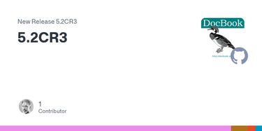 OpenGraph image for github.com/docbook/docbook/releases/tag/5.2CR3