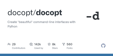 OpenGraph image for github.com/docopt/docopt