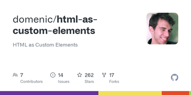 OpenGraph image for github.com/domenic/html-as-custom-elements