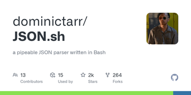 OpenGraph image for github.com/dominictarr/JSON.sh