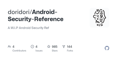 OpenGraph image for github.com/doridori/Android-Security-Reference