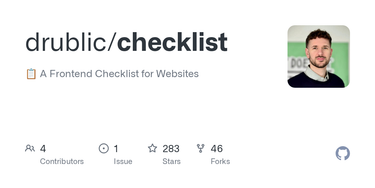 OpenGraph image for github.com/drublic/checklist