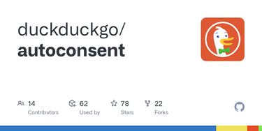 OpenGraph image for github.com/duckduckgo/autoconsent