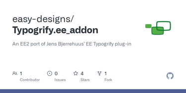 OpenGraph image for github.com/easy-designs/Typogrify.ee_addon