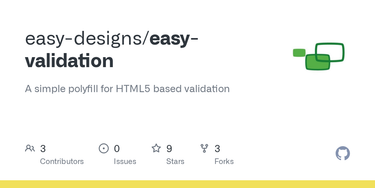 OpenGraph image for github.com/easy-designs/easy-validation