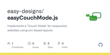 OpenGraph image for github.com/easy-designs/easyCouchMode.js