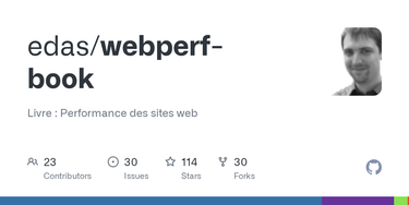 OpenGraph image for github.com/edas/webperf-book