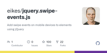 OpenGraph image for github.com/eikes/jquery.swipe-events.js