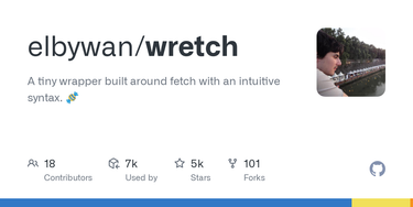 OpenGraph image for github.com/elbywan/wretch