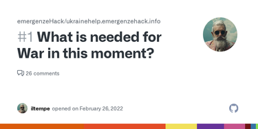 OpenGraph image for github.com/emergenzeHack/ukrainehelp.emergenzehack.info/issues/1