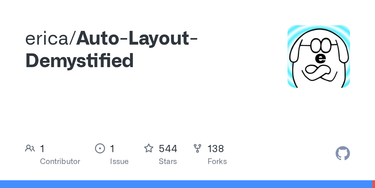 OpenGraph image for github.com/erica/Auto-Layout-Demystified