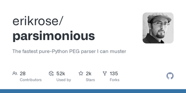 OpenGraph image for github.com/erikrose/parsimonious