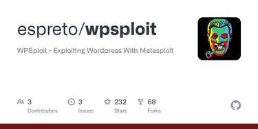 OpenGraph image for github.com/espreto/wpsploit