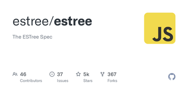 OpenGraph image for github.com/estree/estree