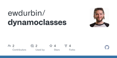 OpenGraph image for github.com/ewdurbin/dynamoclasses