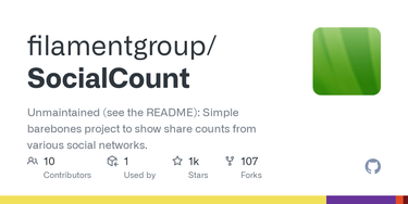 OpenGraph image for github.com/filamentgroup/SocialCount#readme