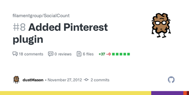 OpenGraph image for github.com/filamentgroup/SocialCount/pull/8