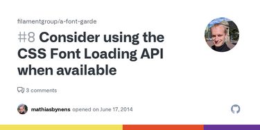 OpenGraph image for github.com/filamentgroup/a-font-garde/issues/8